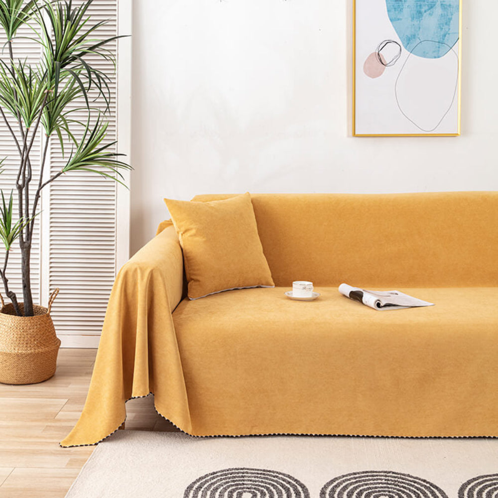Waterproof Sofa Blanket Cover Thick Corduroy Durable Furniture Protector 5