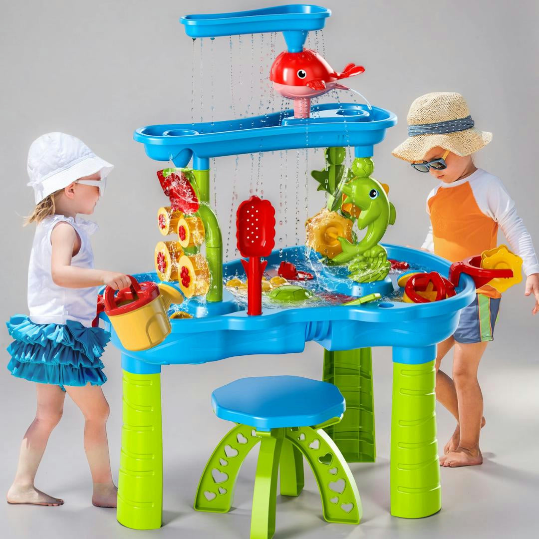 Water Table Kids Sand Water Play Table Outdoor Activity Toy
