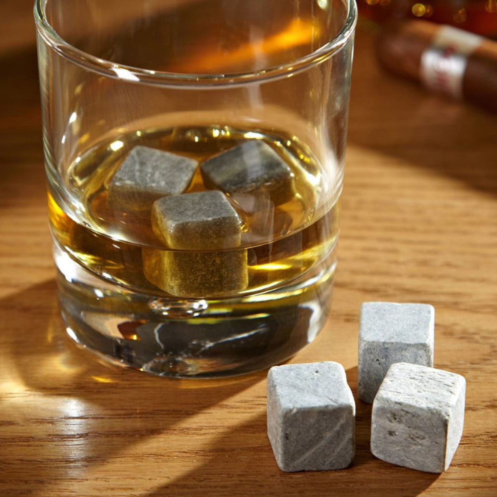 Whiskey Stenen Herbruikbare Drank Koelstenen Natuursteen Set