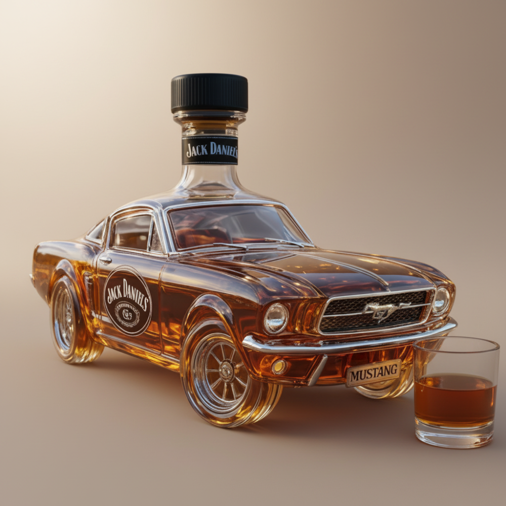 Decanter Whisky Vetro Forma Auto Decorativo