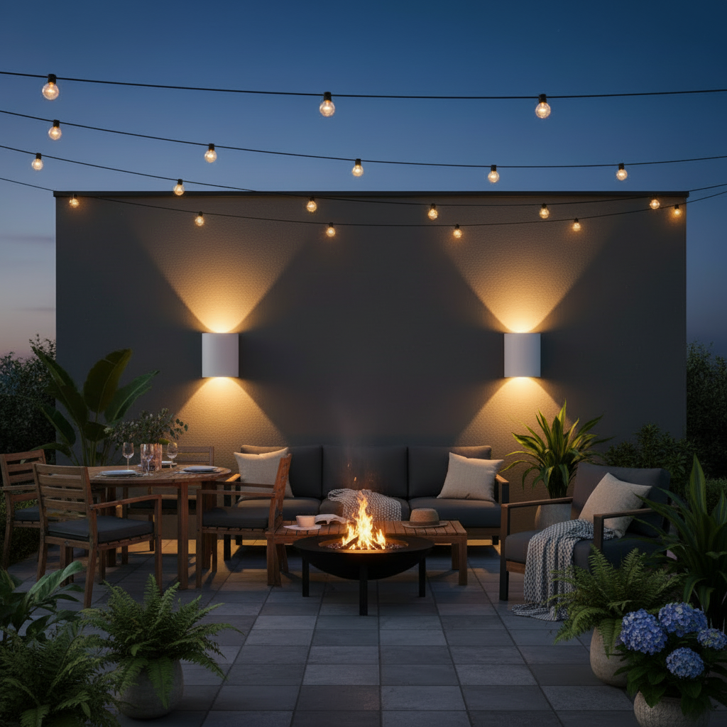 Moderne LED Wandlamp Buiten Waterdichte Verlichting