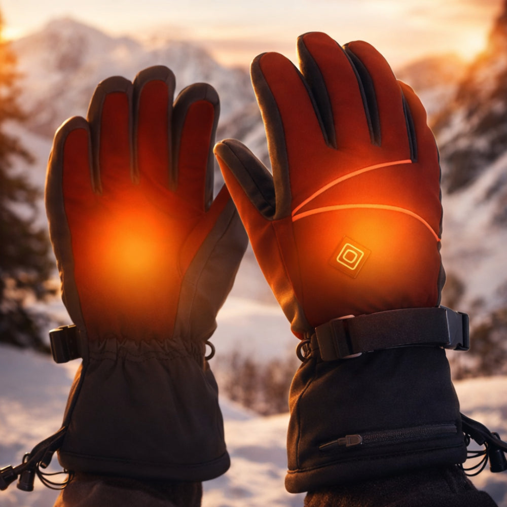 Winterhandschoenen Verwarmde Handschoenen Touchscreen Waterdicht