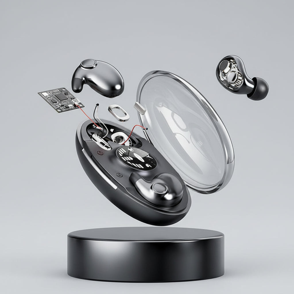 Wireless Bluetooth Earbuds Noise Cancellation Long Battery Life