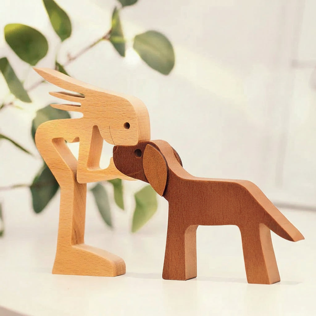 Wooden Animal Figurine Handmade Personalized Gift
