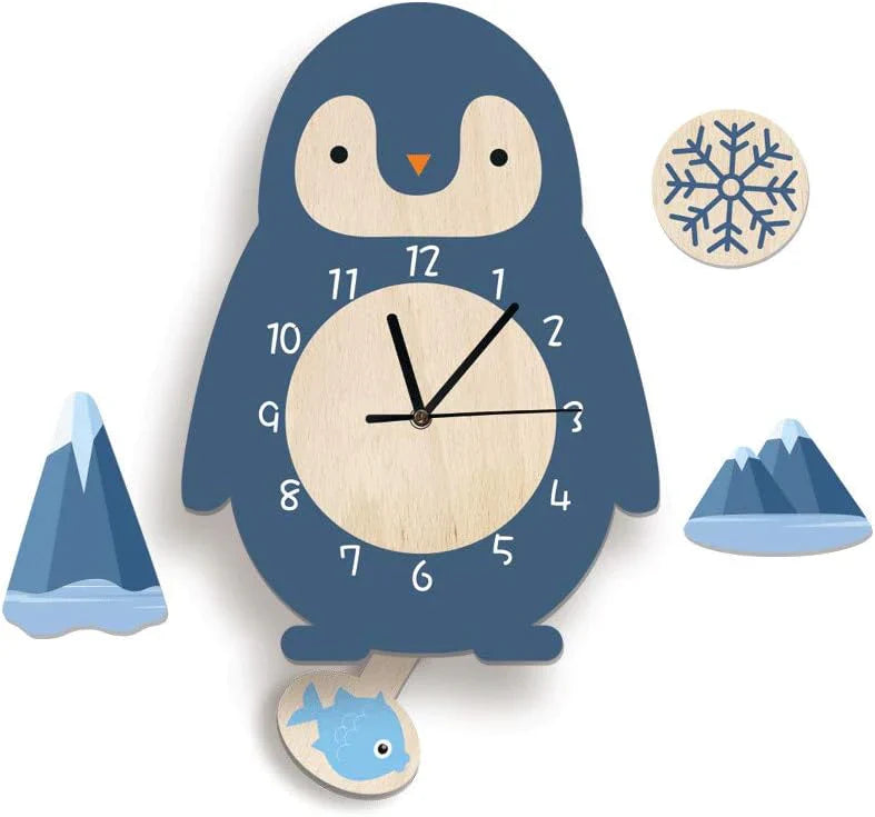 Orologio a pendolo per bambini con design di animali