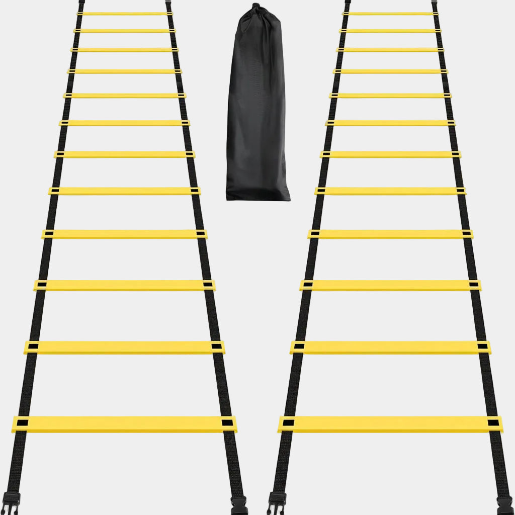 Escalera de agilidad para entrenamiento de velocidad ajustable, escalera deportiva