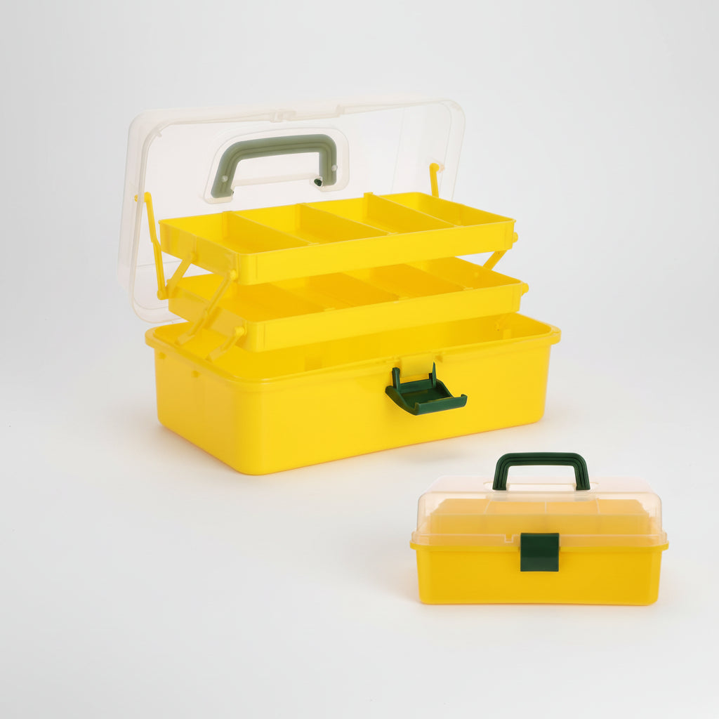 Storage Box 3 drawers Compartments Office Home