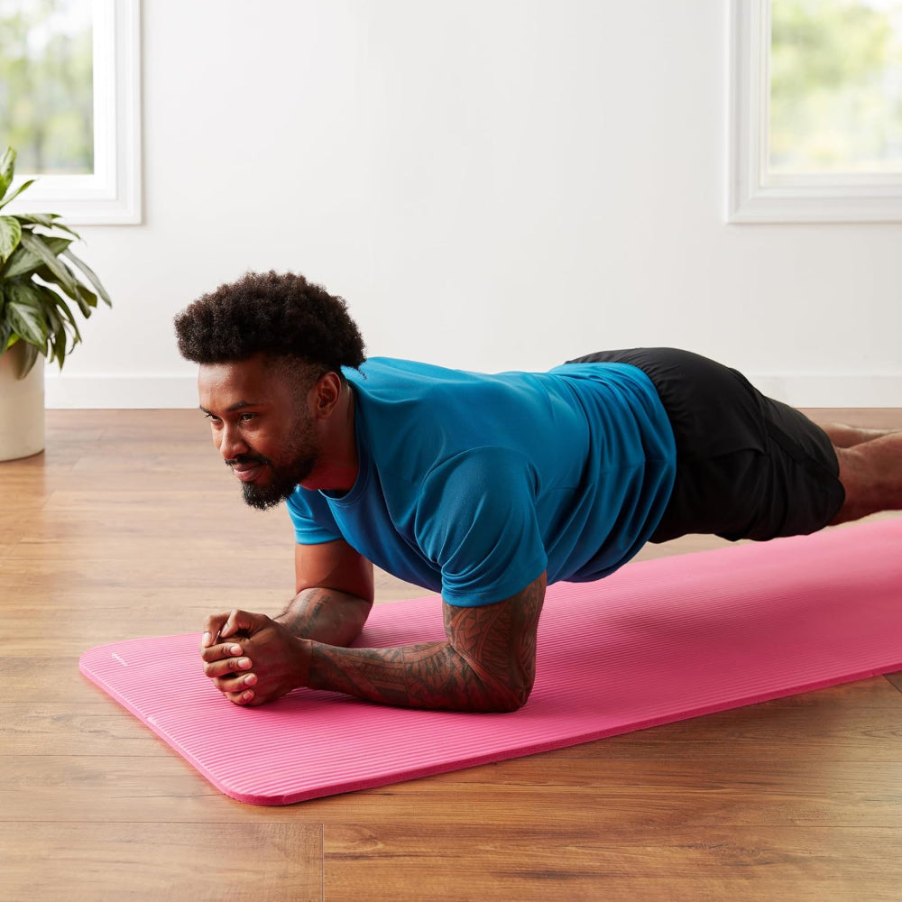 Yoga Mat Fitness Non Slip Extra Thick NBR Yoga Training