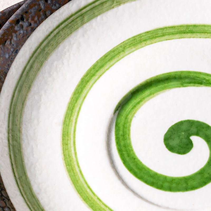 Set di 2 pezzi in ceramica Tazza da tè Matcha e piattino