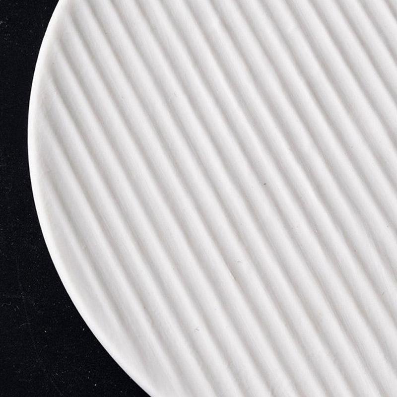 Set di Tazze da Caffè in Ceramica Bianca e Grigia da 2/4/6 Pezzi