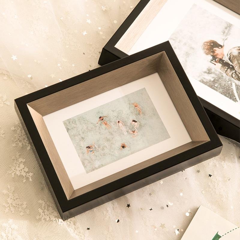 Cornice fotografica rettangolare in resina