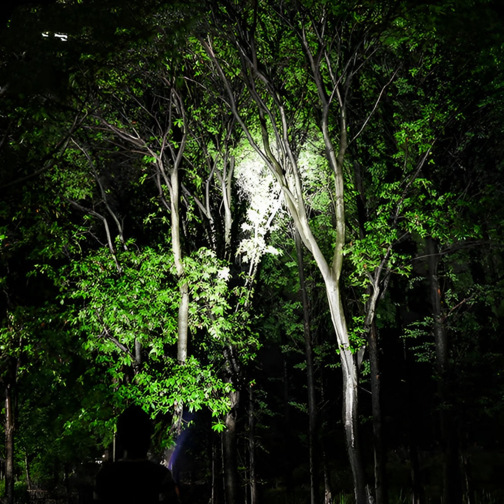 Flashlight Hiking Rechargeable Waterproof Compact Outdoor LED