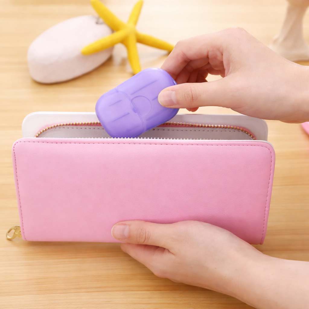 Soap Sheets Walking Travel Hand Cleaning Compact Portable