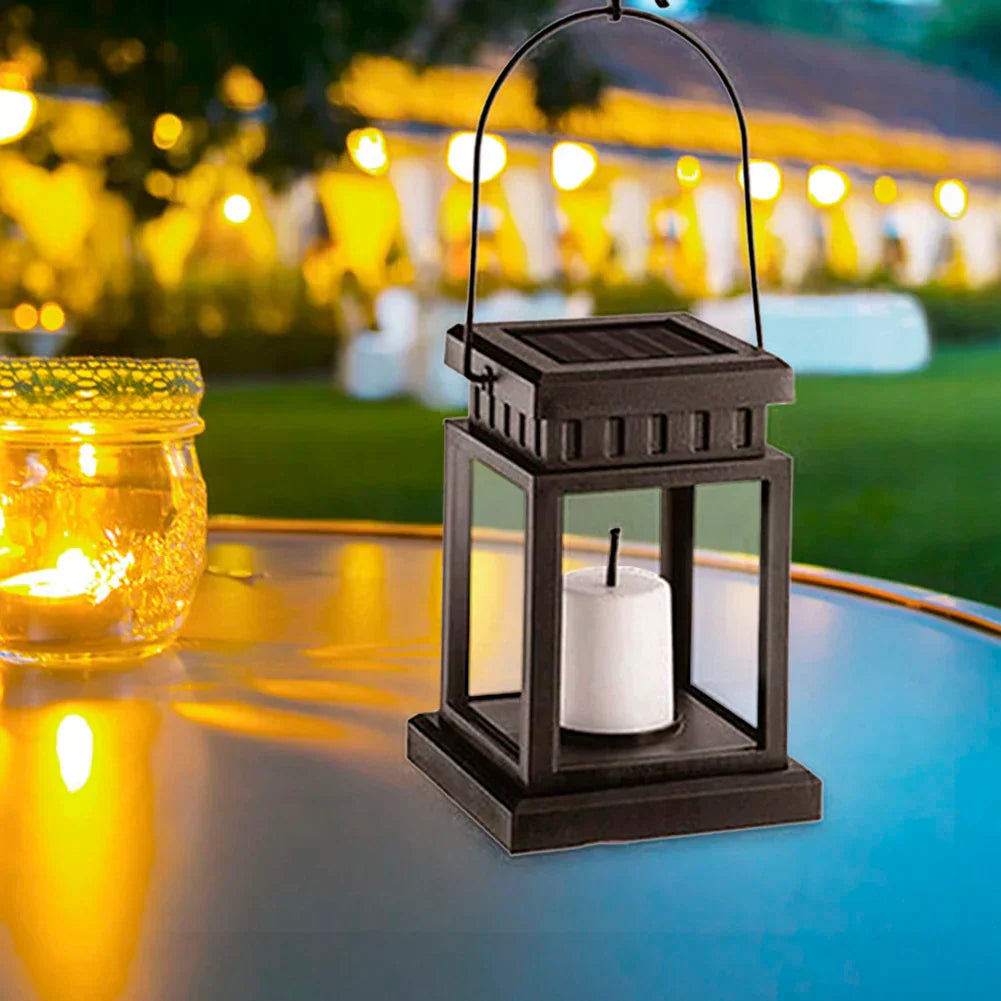 SolarGarden - Zonne-energie Kaarslantaarns voor Tuin & Balkon – Weerbestendige Decoratieve LED Verlichting