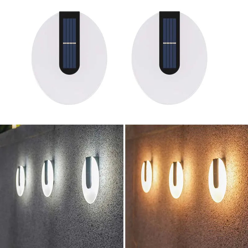 LumiWall Spot - Lámpara solar LED de pared con efecto lavado, resistente a la intemperie y eficiente energéticamente