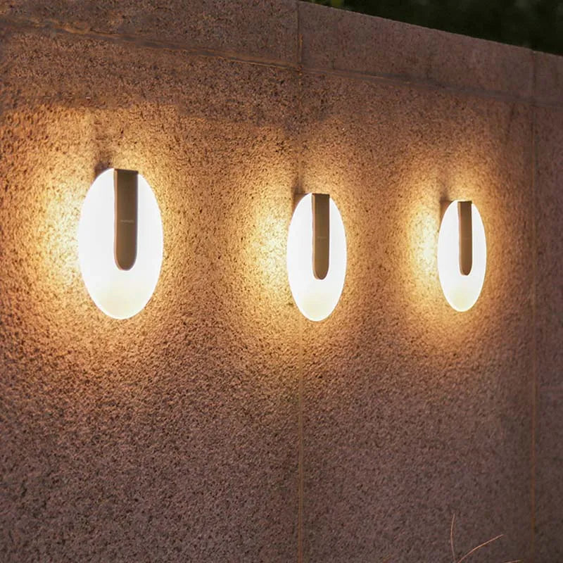 LumiWall Spot - Lámpara solar LED de pared con efecto lavado, resistente a la intemperie y eficiente energéticamente