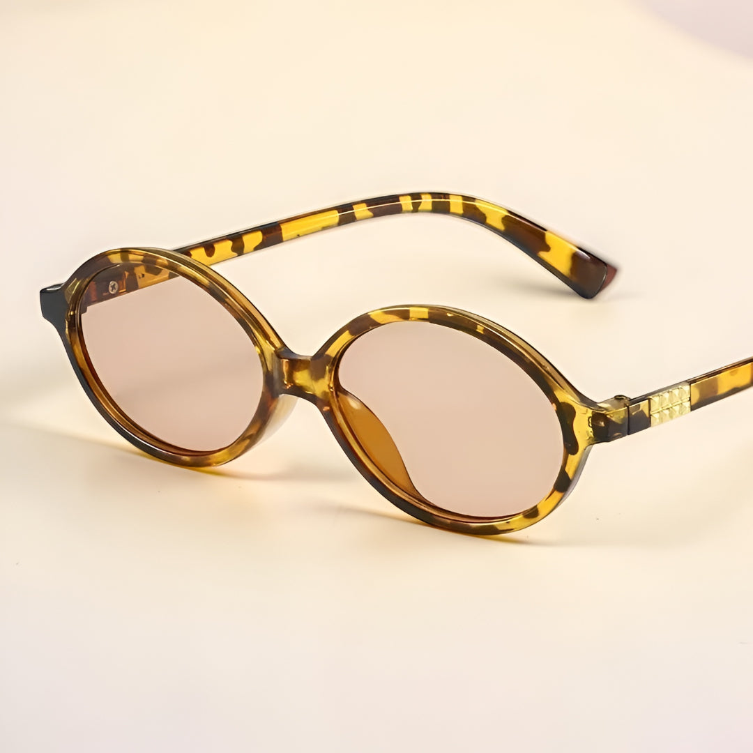 Women's Oval Retro Vintage Fashion Sunglasses UV Protection