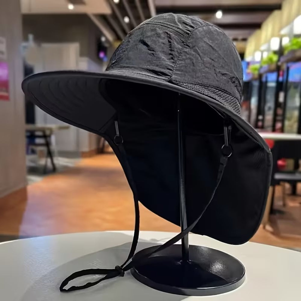 Cappello Uomo Hiking Tesa Larga Protezione Sole Outdoor