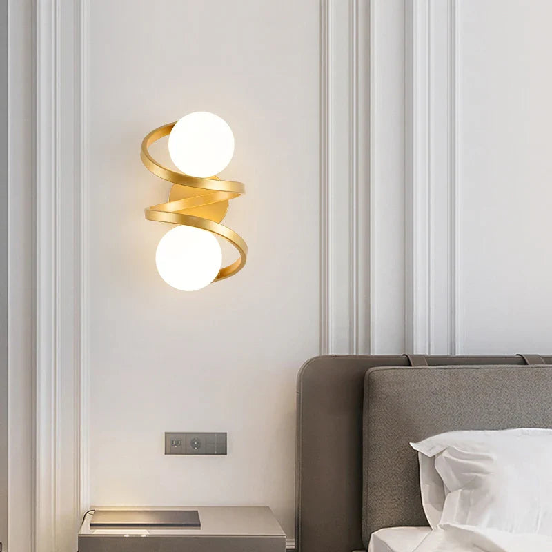 EclipseFlex - Lampada da parete in rame nero | Illuminazione da parete LED di lusso