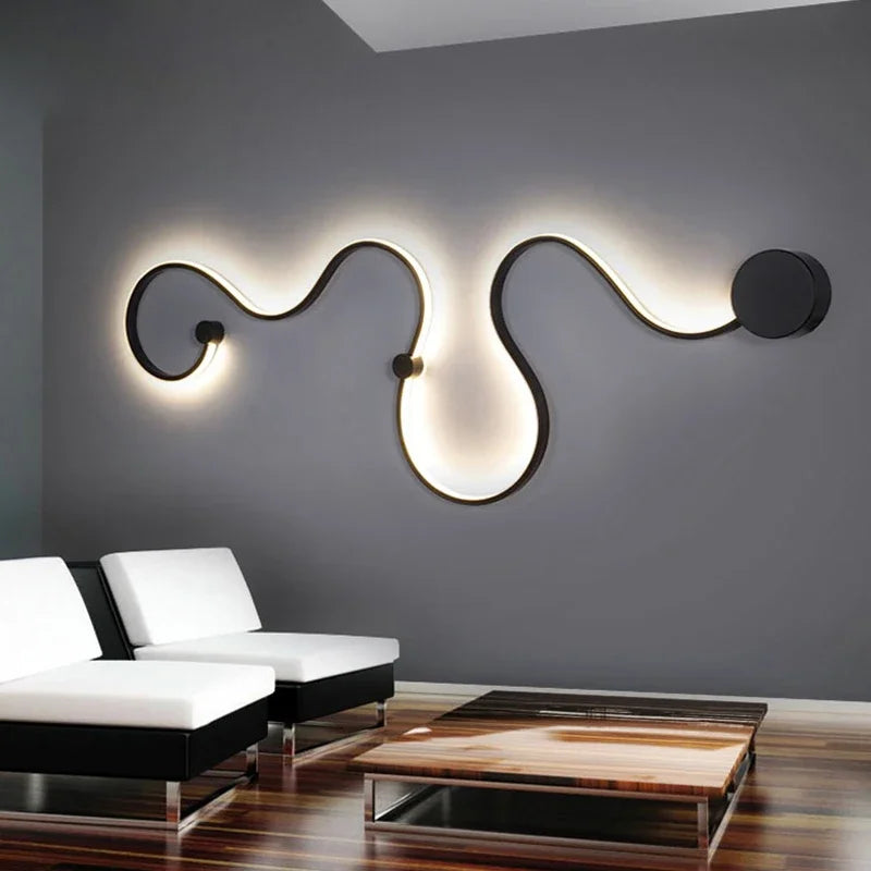 LuminovaGlow - Modern LED Wall Lamp for Indoor Use