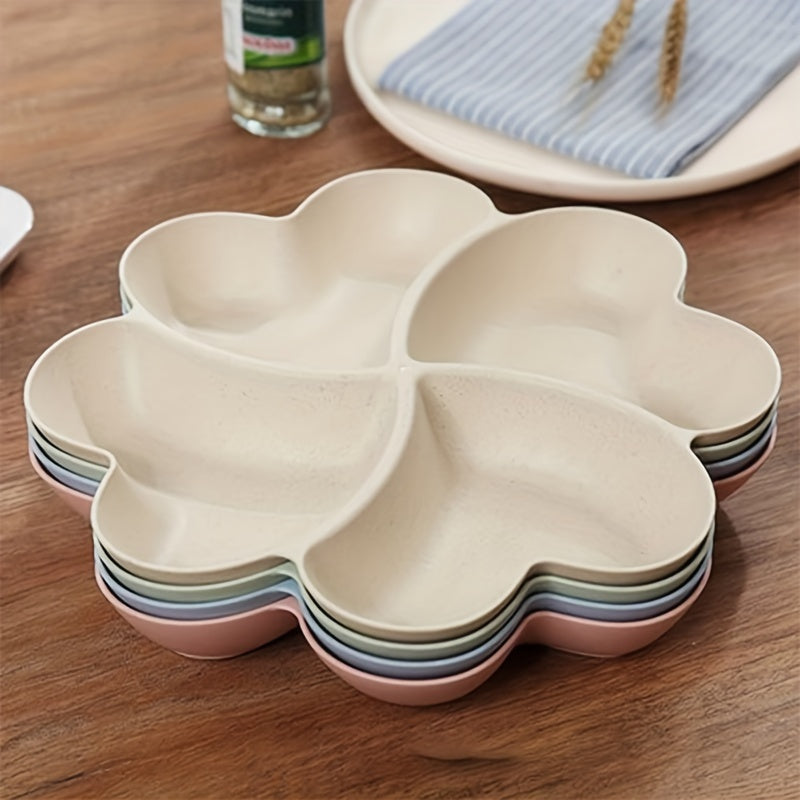 FlowerServe - Conjunto de 4 Taças em Forma de Flor para Petiscos e Fruta