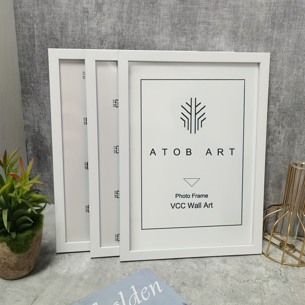 3-piece Wooden Photo Frames - Classic Photo Frame for Wall and Table Decoration, Perfect for Parties and Gifts