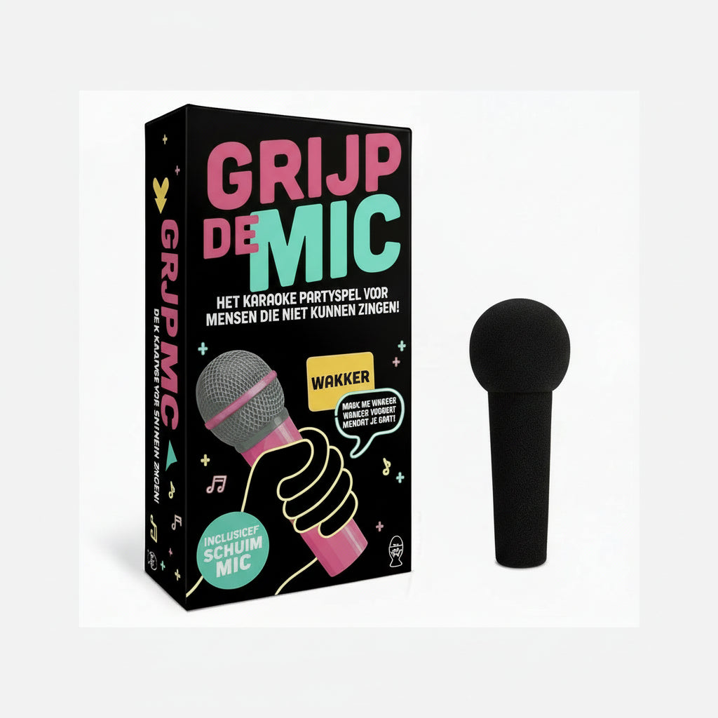 Jogo de Sociedade Microfone de Karaokê Cartas para Festa