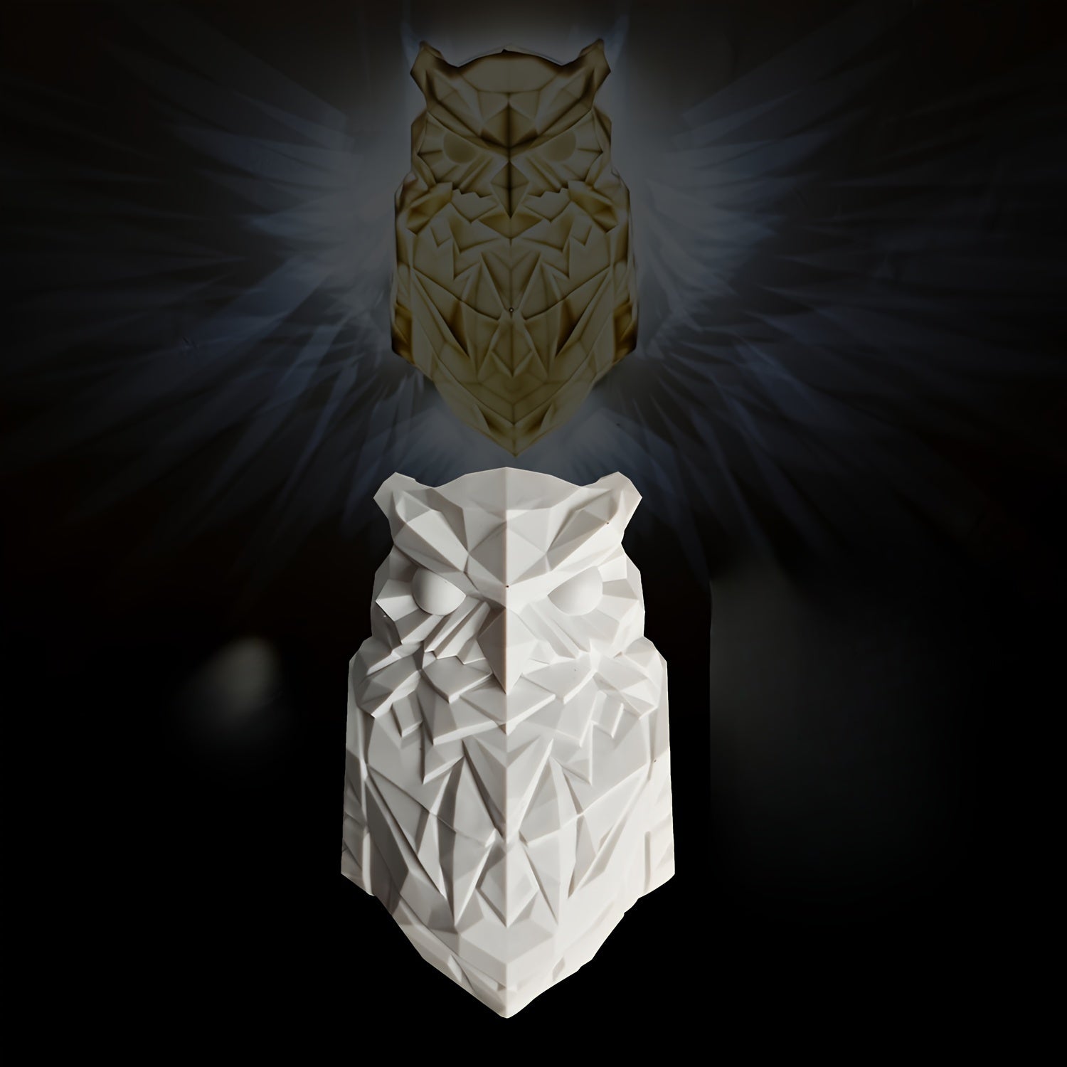 OwlGlow - Geometric Owl LED Wall Decoration for Seasonal Celebrations