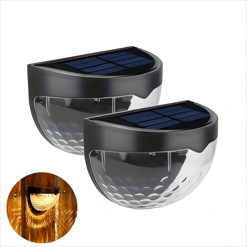 SolarFence - Iluminação para Cerca Solar Exterior, Impermeável e Decorativa