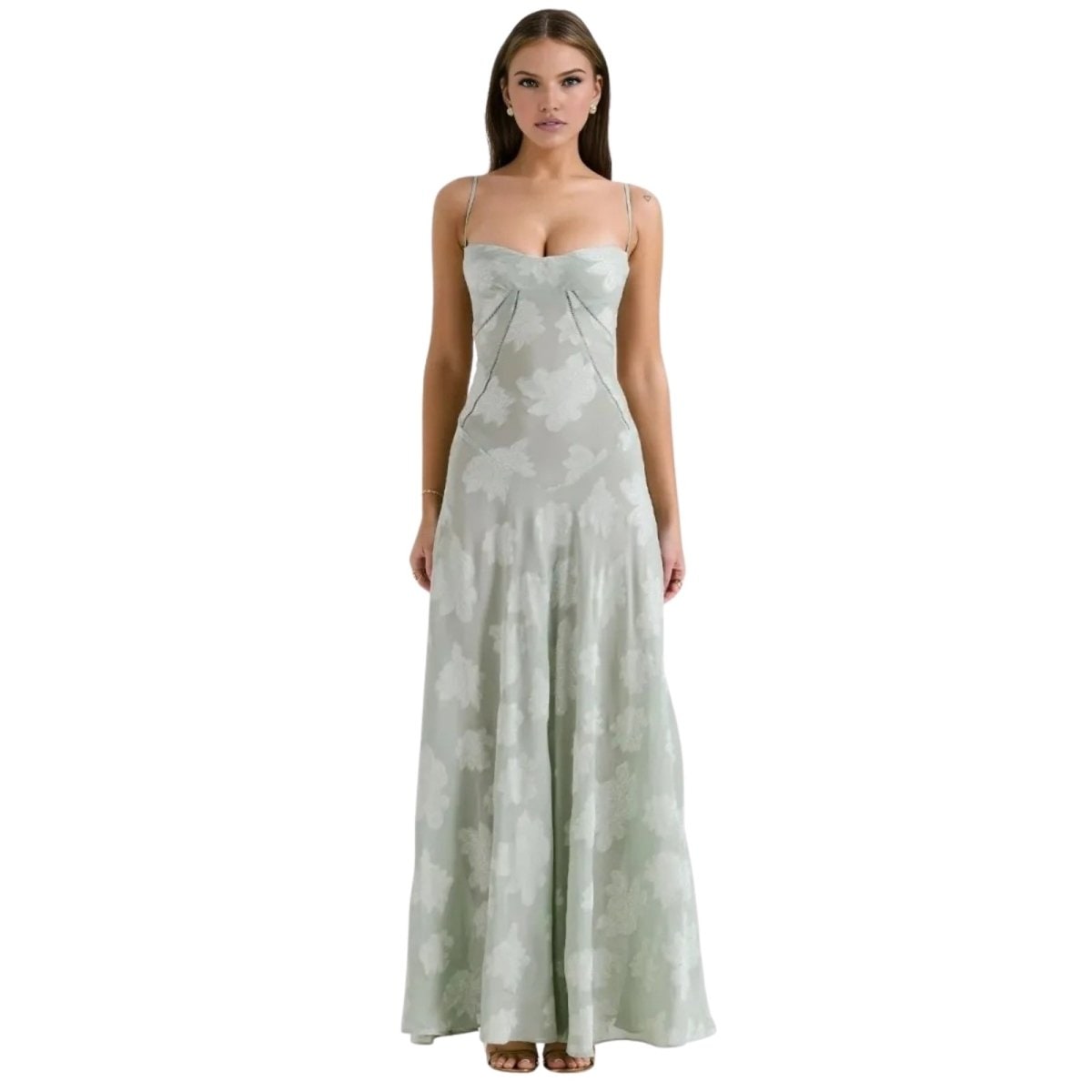 Abito Maxi Donna Corsetto Schiena Allacciata - Image 29
