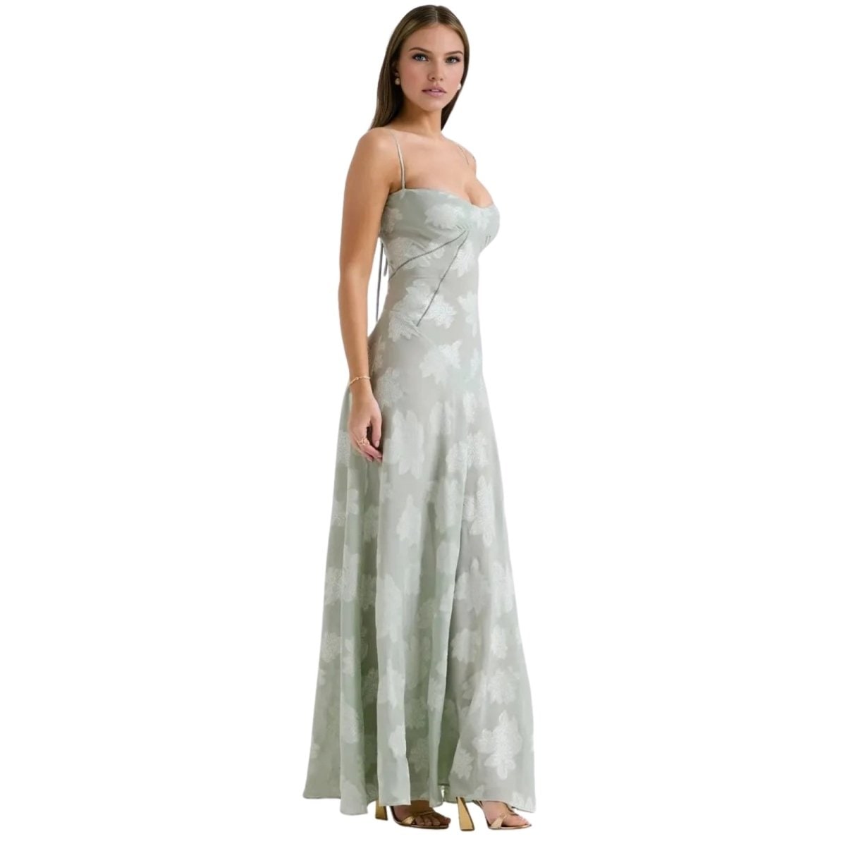 Abito Maxi Donna Corsetto Schiena Allacciata - Image 31