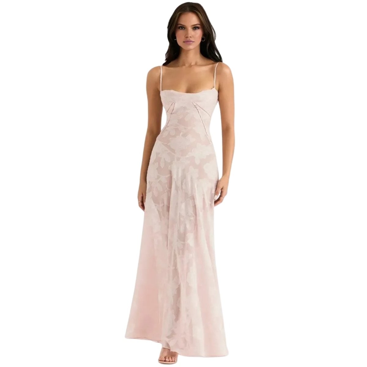 Abito Maxi Donna Corsetto Schiena Allacciata - Image 8