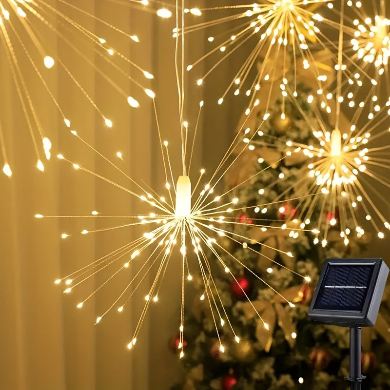 SolarGlow - Zonne-Energie LED Tuinverlichting met 90 Warmwitte LED's