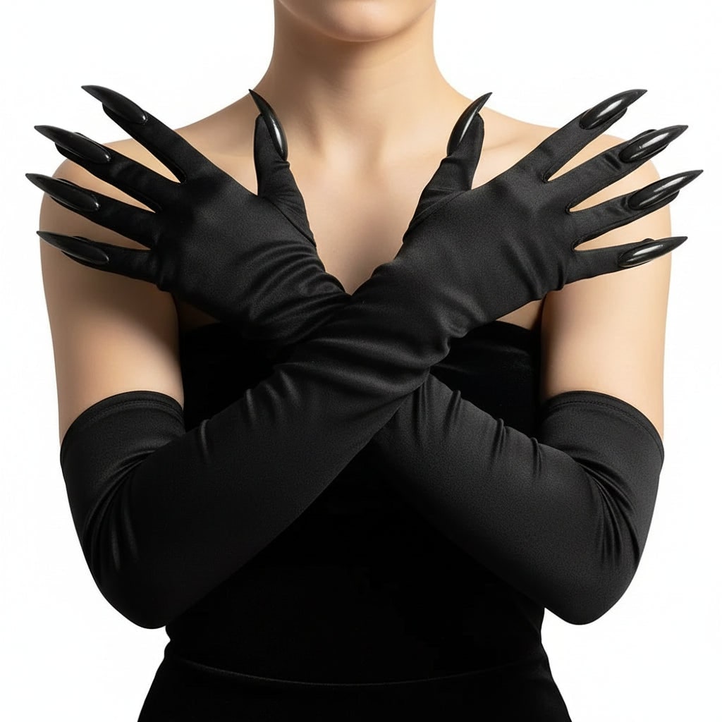 Accessori Halloween Guanti Lunghi Costume - Image 1