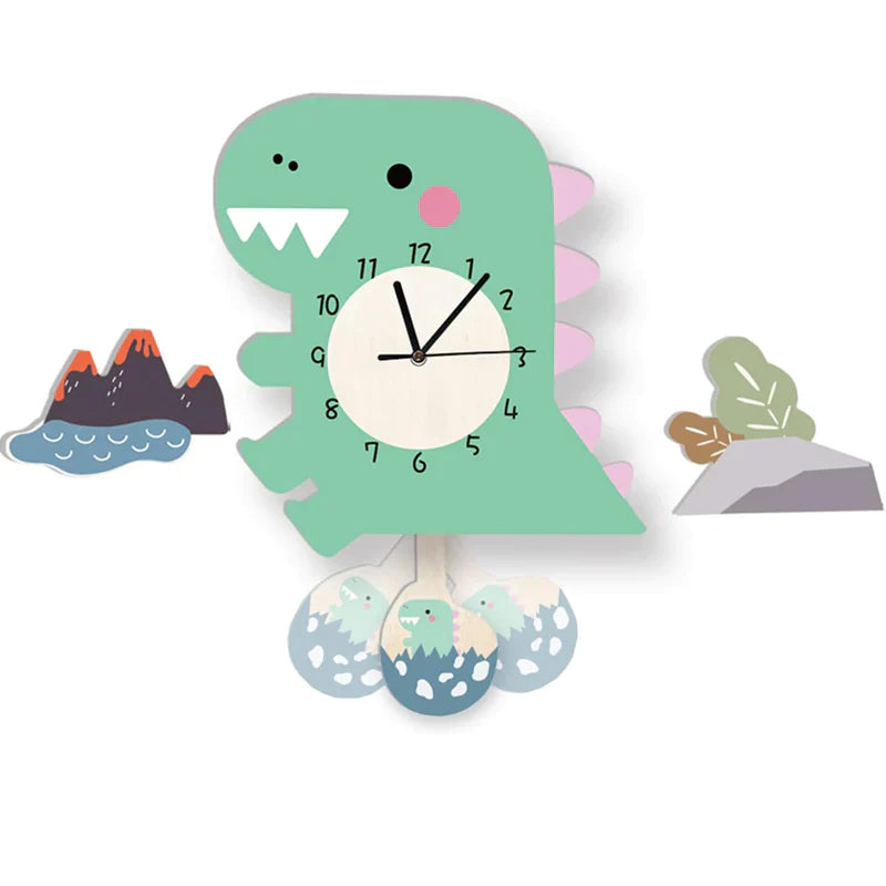 Orologio a pendolo per bambini con design di animali