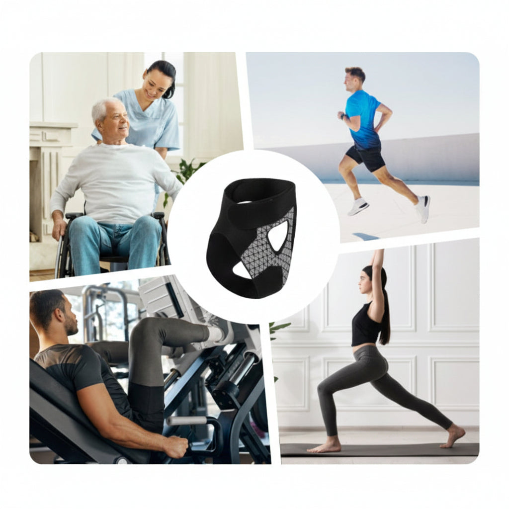 Fascia Caviglia Regolabile Elastica Supporto Sportivo Quotidiano