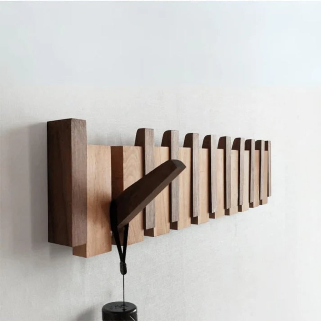 Appendiabiti Legno Parete Design Multi Gancio - Image 11