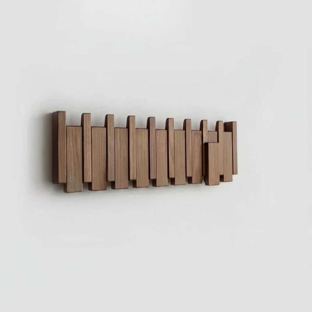 Appendiabiti Legno Parete Design Multi Gancio - Image 5