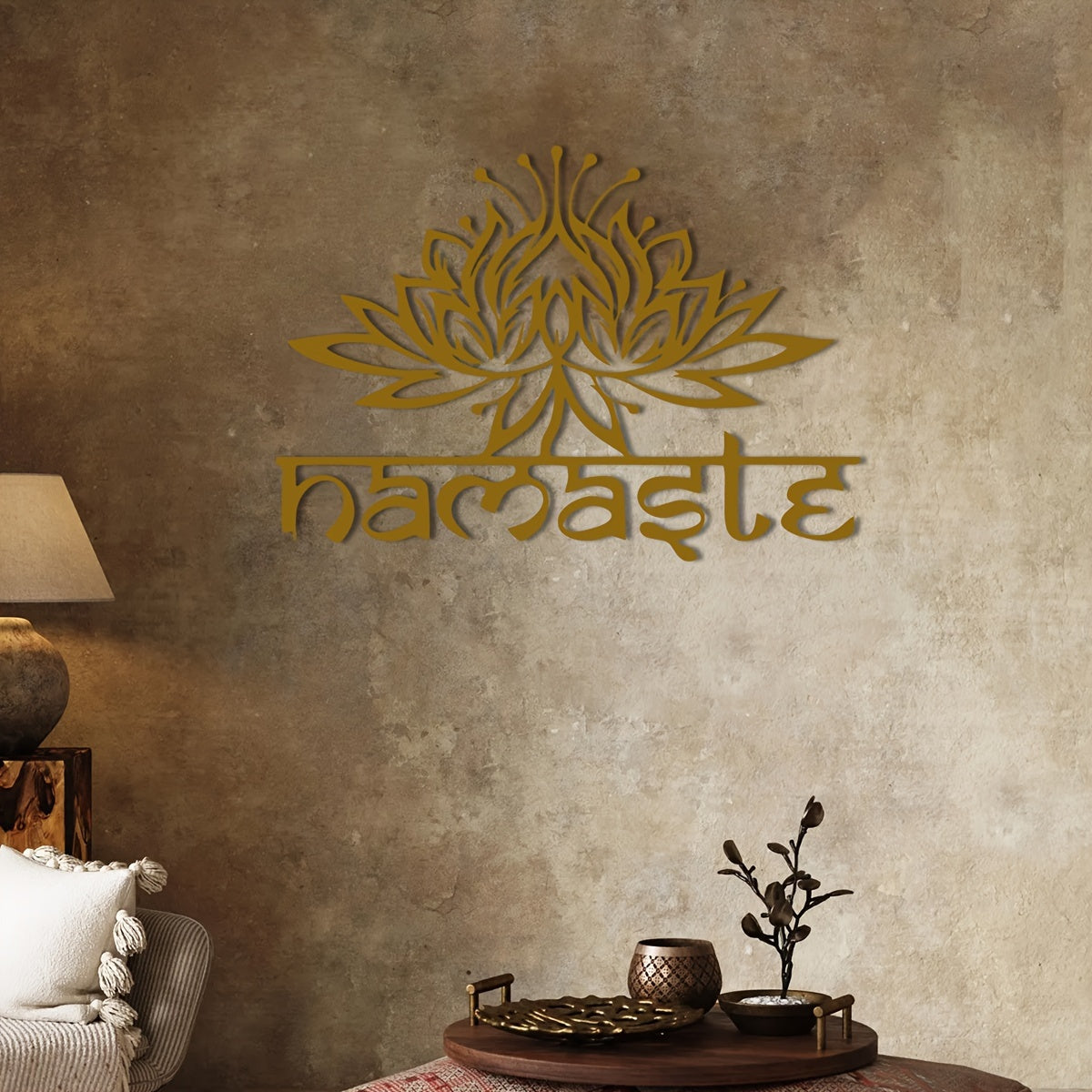 LotusDecor - Iron Lotus Flower Wall Art