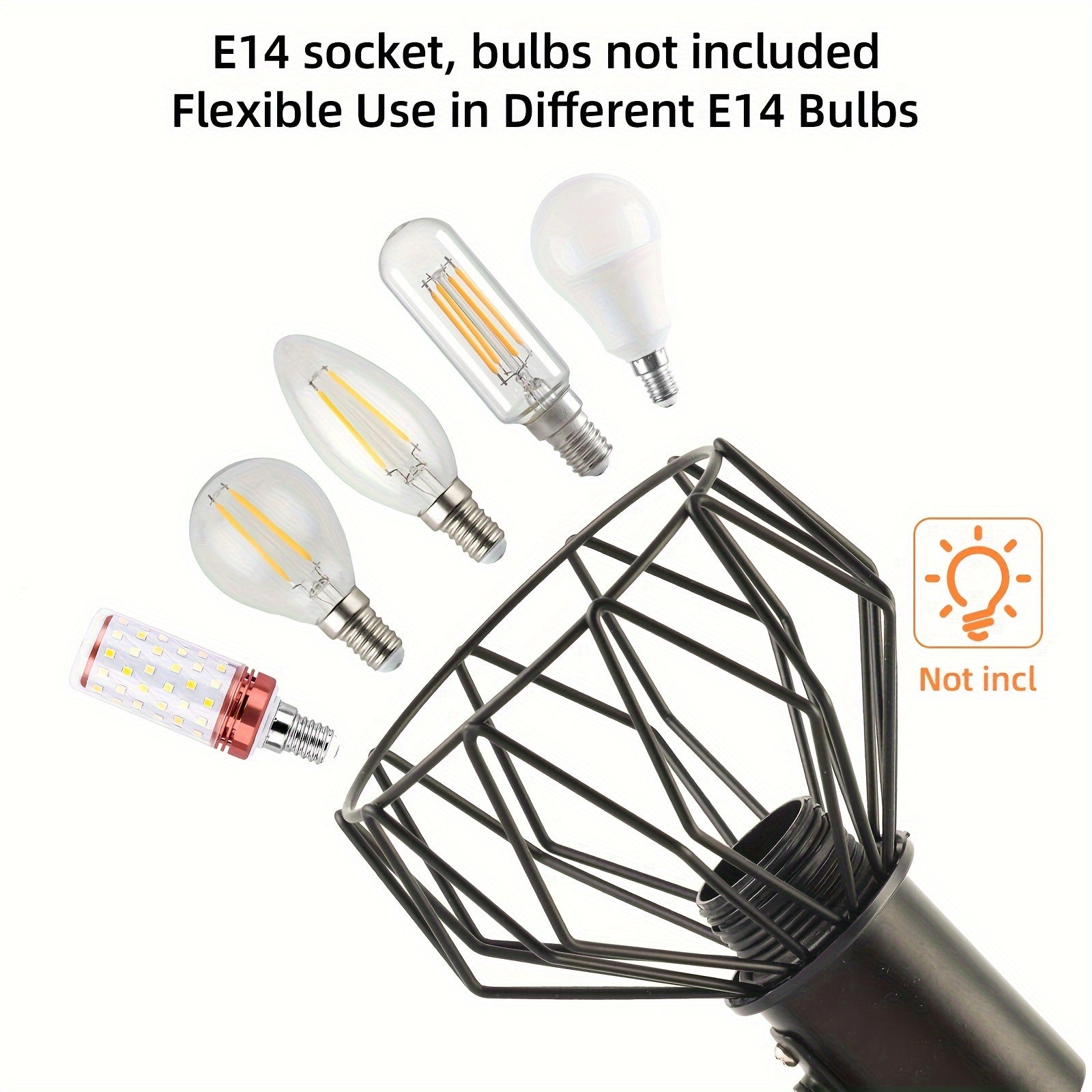 SpotFlex - Swiveling LED Ceiling Spot with 2 E14 Bulbs Black