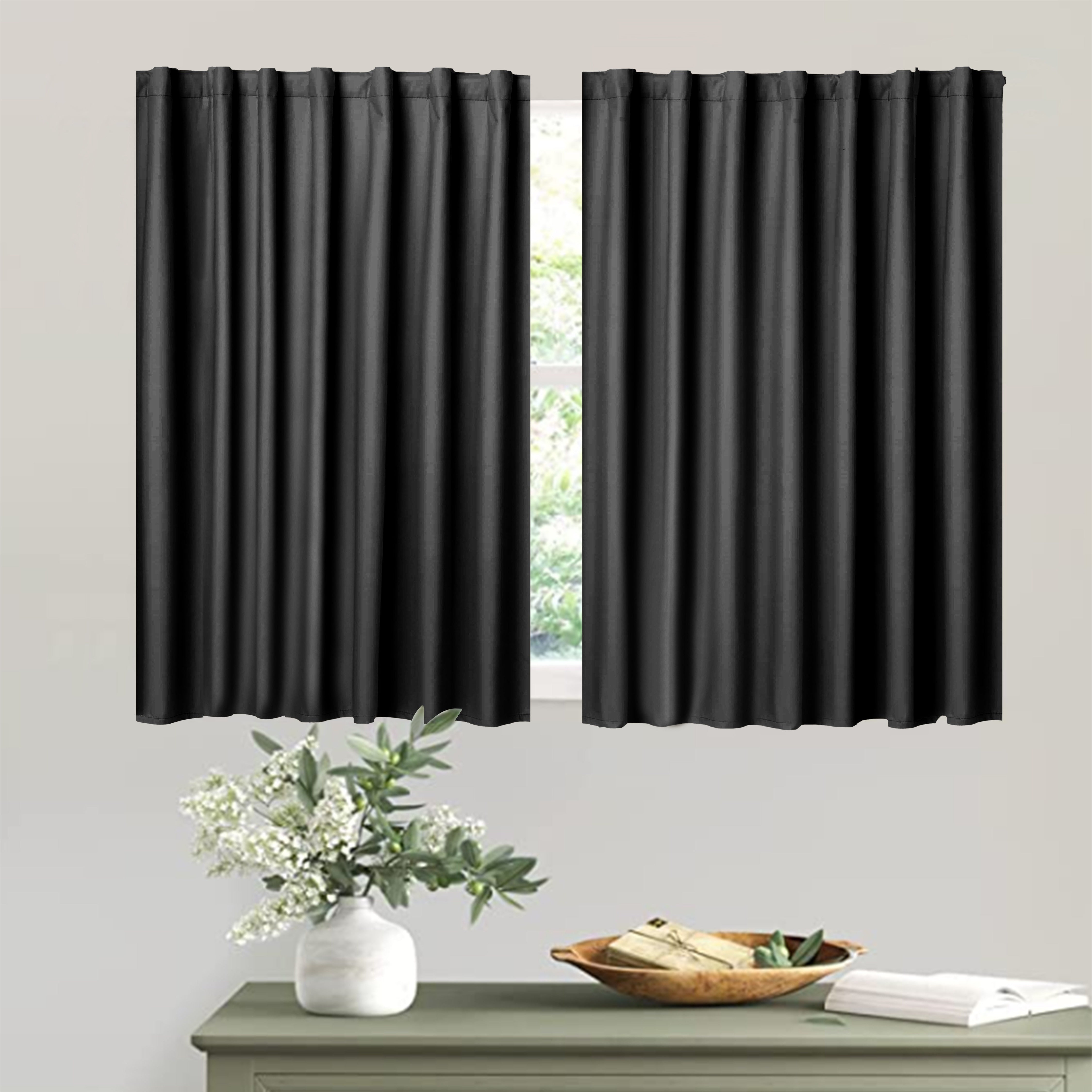 Blackout Curtains - 2 Pieces Blackout Curtain Panels for Bedroom and Living Room