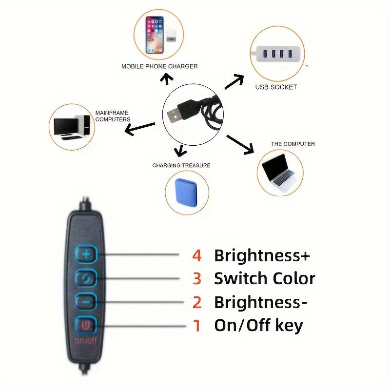 LumiNordic - Modern Nordic Inspired USB LED Table Lamp