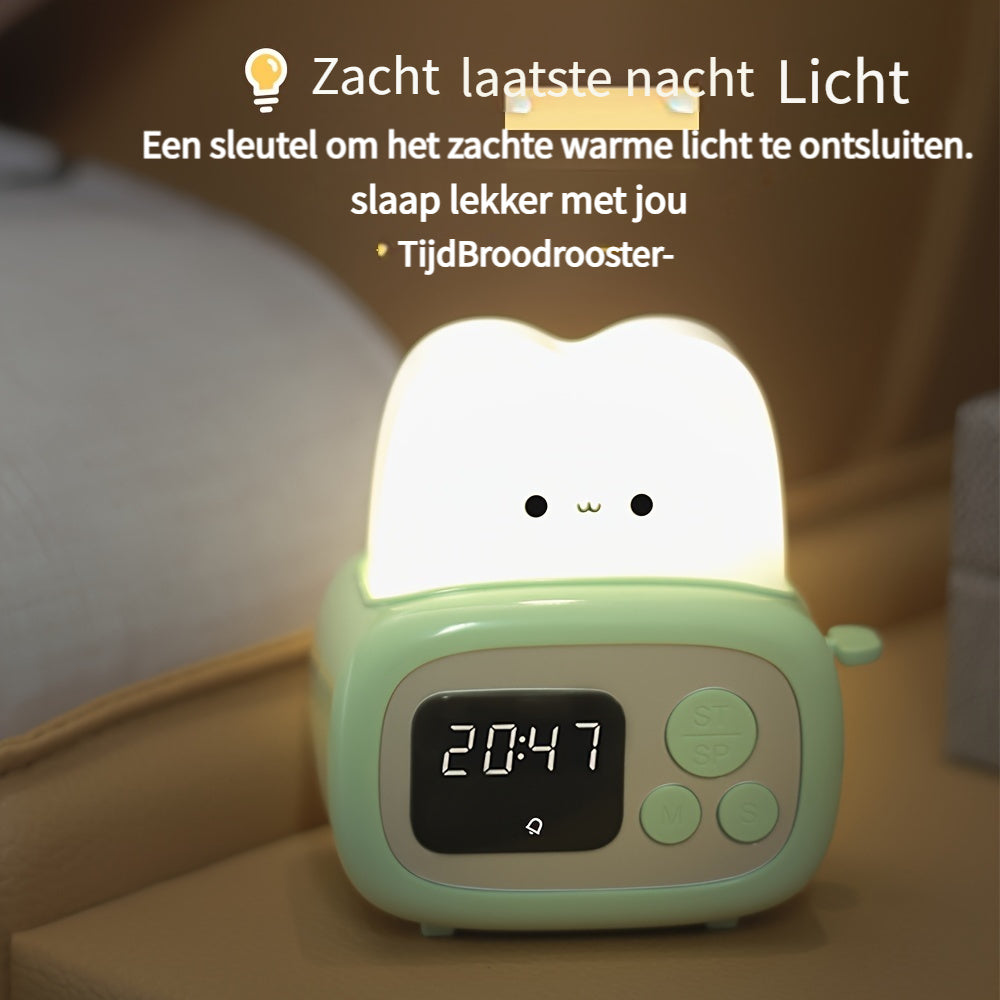 GlowBake - Sveglia LED Ombreggiata con Batteria Ricaricabile USB