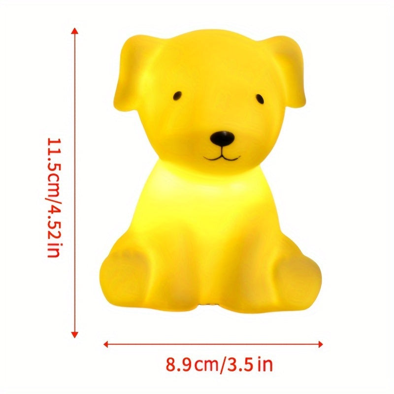 PuppyGlow - Cute Cartoon Dog Lamp with Warm Light for Room Decoration