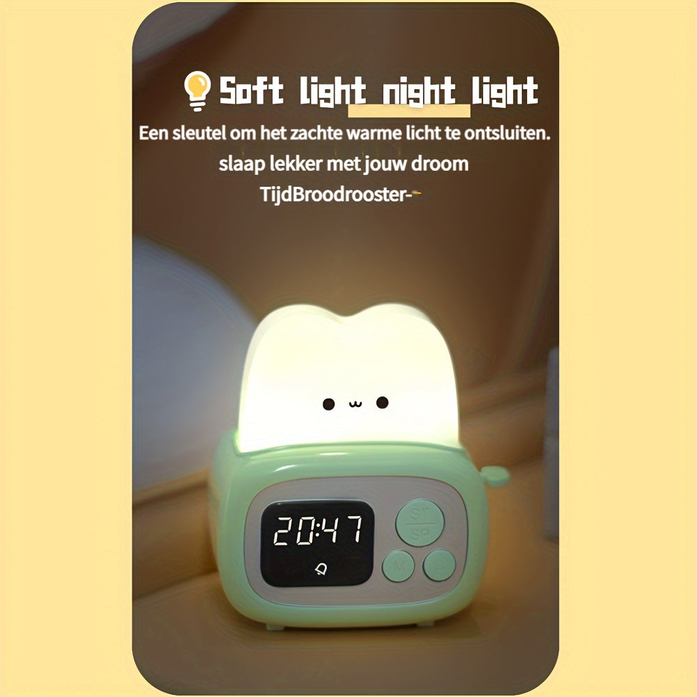 GlowBake - Sveglia LED Ombreggiata con Batteria Ricaricabile USB