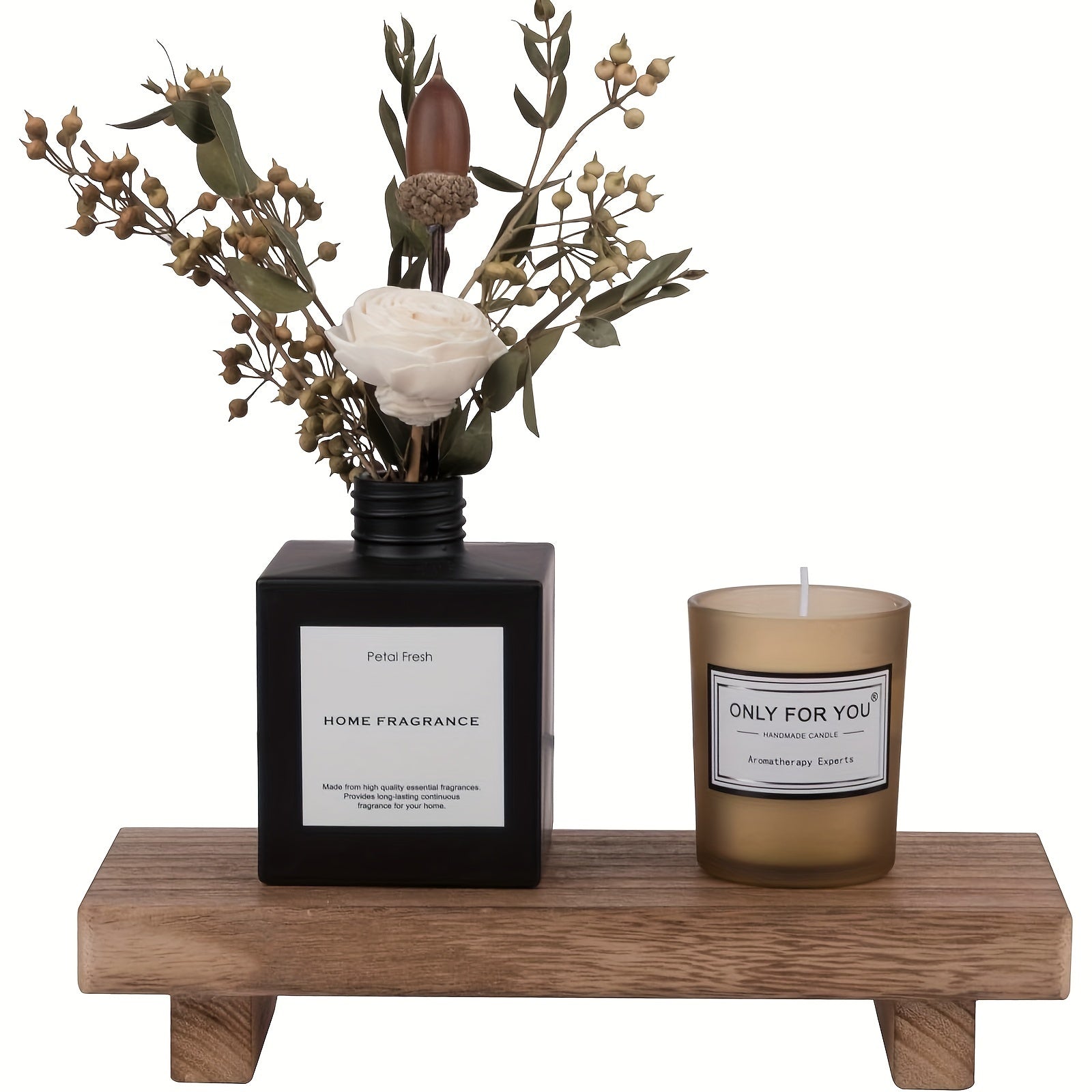 WoodTray - Rustic Wooden Bathroom Drawer & Farmhouse Decor