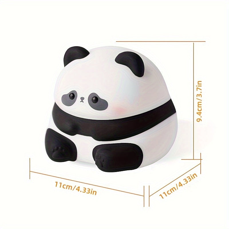 PandaGlow - Cute Large Panda LED Night Light with Touch Control and Rechargeable Battery
