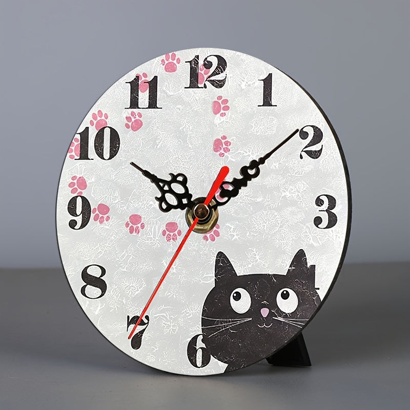 PurrTime - Cute Silent Cat Wall Clock for Room Decoration