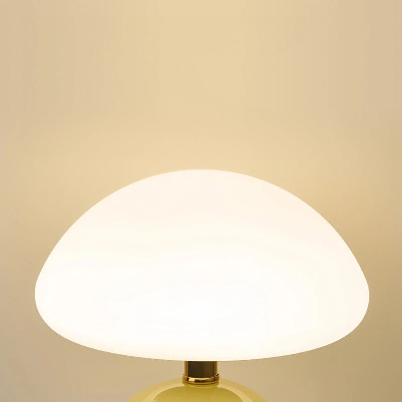 LumiGlass - Modern LED Table Lamp with Glass Shade | Dimmable & Energy Efficient