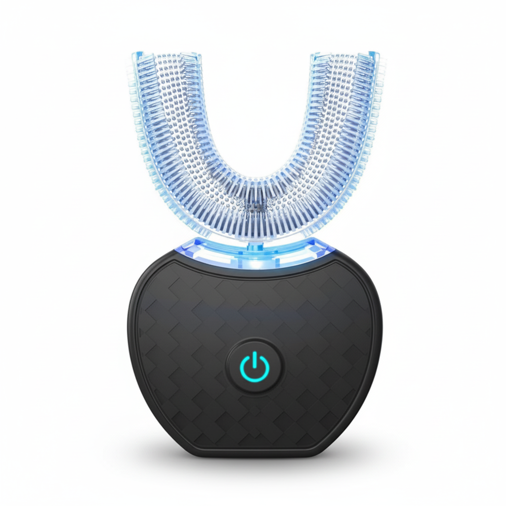 Electric Toothbrush Ultrasonic 360 Degree U Shaped Cleaning